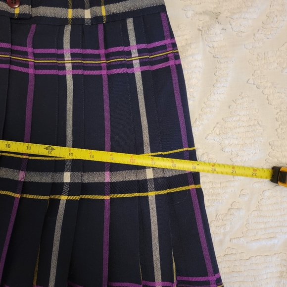 Vintage plaid midi skirt - Picture 4 of 8